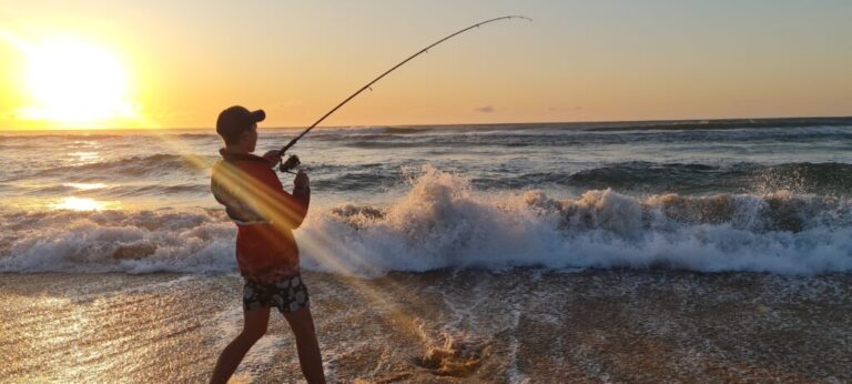 Shore angling along the iSimangaliso Wetland Park coastline